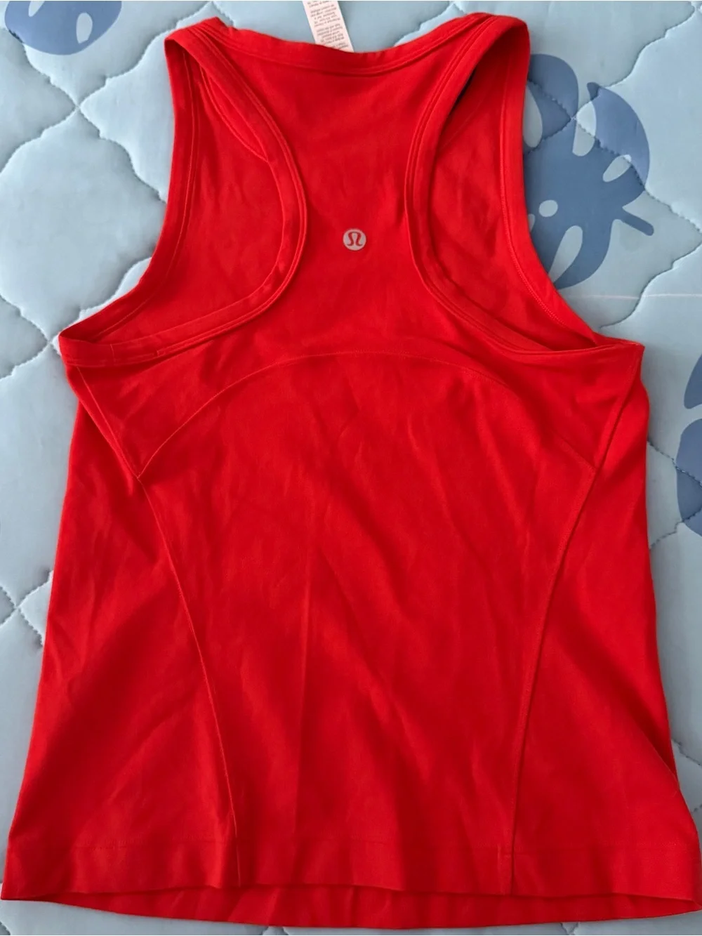 lululemon athletica Hawaii Red Tank with Yellow Hibiscus